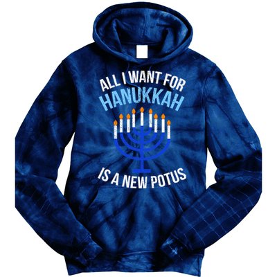 All I Want For Hanukkah Is A New Potus Tie Dye Hoodie