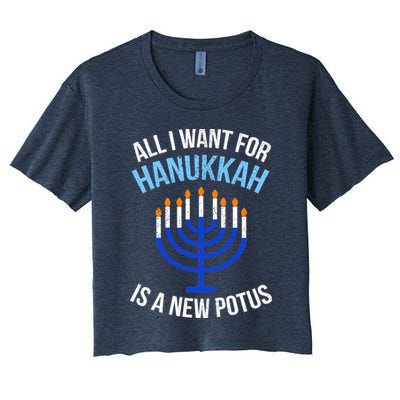 All I Want For Hanukkah Is A New Potus Crop Top