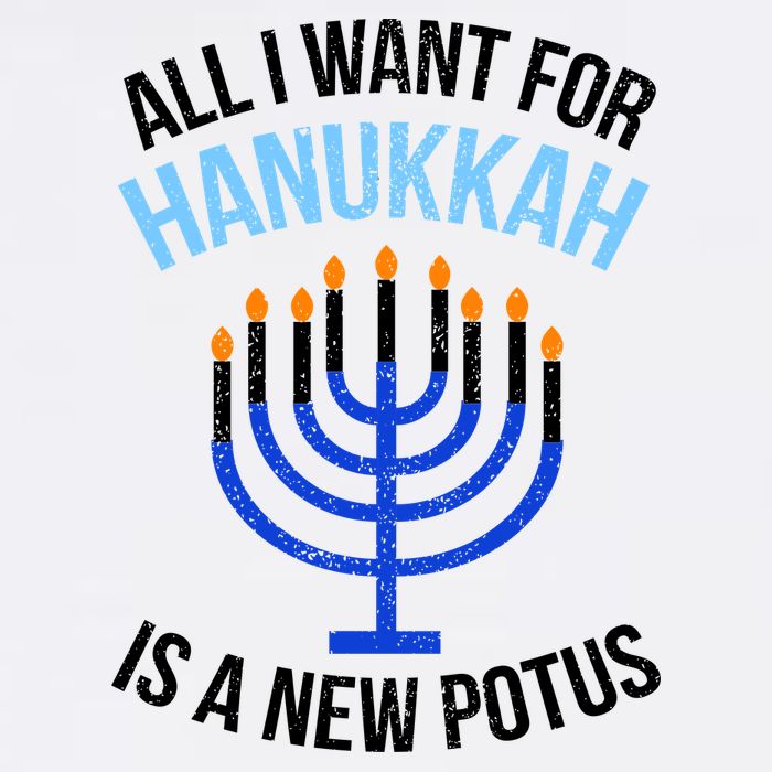 All I Want For Hanukkah Is A New Potus Garment-Dyed Sweatshirt