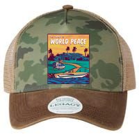 All I Want Is World Peace And Money Legacy Tie Dye Trucker Hat
