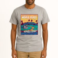 All I Want Is World Peace And Money Tall T-Shirt