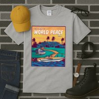 All I Want Is World Peace And Money Tall T-Shirt