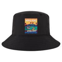 All I Want Is World Peace And Money Cool Comfort Performance Bucket Hat