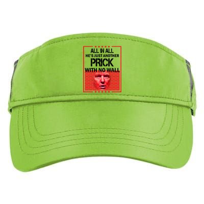 All In All He's Just Another Prick With No Wall Adult Drive Performance Visor