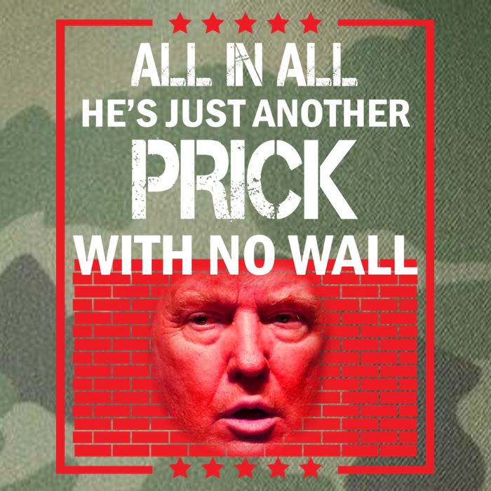 All In All He's Just Another Prick With No Wall Legacy Tie Dye Trucker Hat