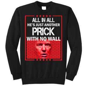 All In All He's Just Another Prick With No Wall Sweatshirt