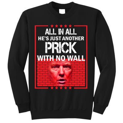 All In All He's Just Another Prick With No Wall Sweatshirt
