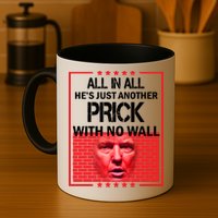 All In All He's Just Another Prick With No Wall Mug