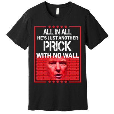 All In All He's Just Another Prick With No Wall Premium T-Shirt