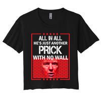 All In All He's Just Another Prick With No Wall Crop Top