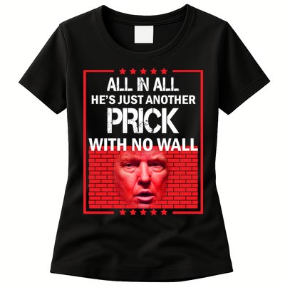 All In All He's Just Another Prick With No Wall Womens T-Shirt