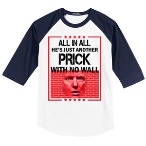 All In All He's Just Another Prick With No Wall Baseball Sleeve Shirt