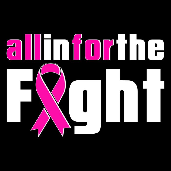 All In For The Fight Breast Cancer Awareness Cooling Performance Crew T-Shirt