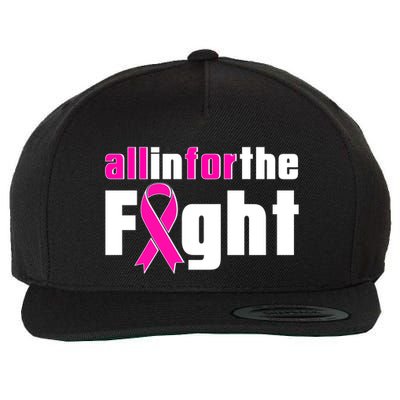 All In For The Fight Breast Cancer Awareness Wool Snapback Cap