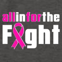 All In For The Fight Breast Cancer Awareness Vector Backpack