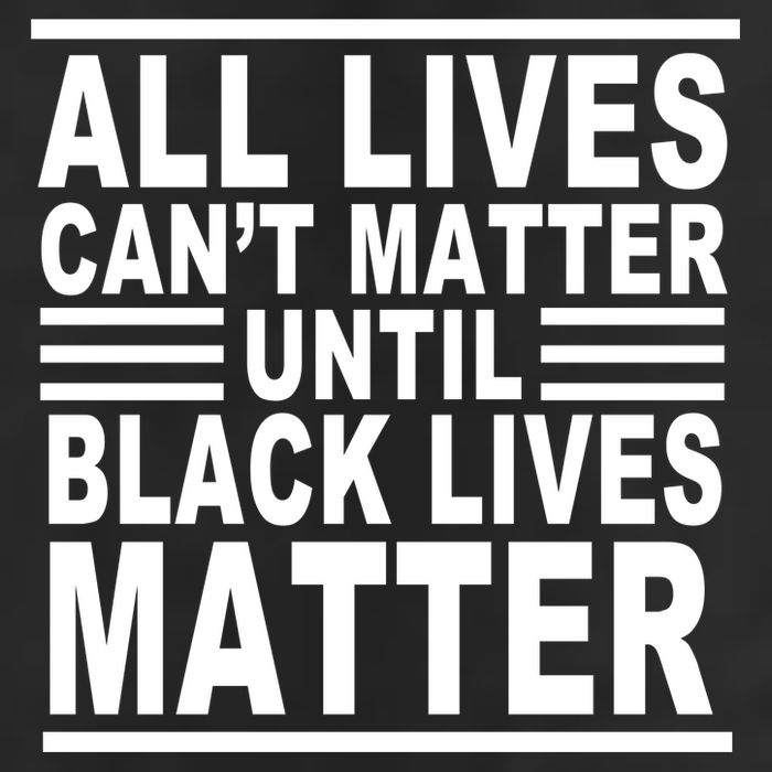 All lives Can't Matter Until Black Lives Matter 25L Jumbo Tote
