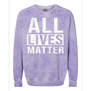 All Lives Matter Colorblast Crewneck Sweatshirt