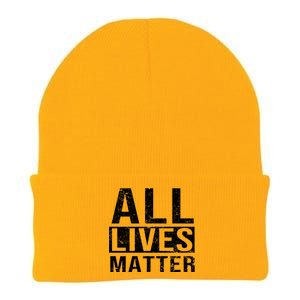 All Lives Matter Knit Cap Winter Beanie