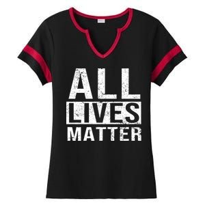 All Lives Matter Ladies Halftime Notch Neck Tee