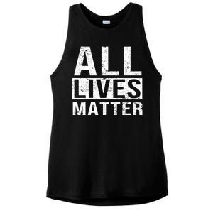 All Lives Matter Ladies PosiCharge Tri-Blend Wicking Tank