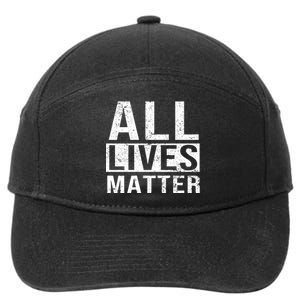 All Lives Matter 7-Panel Snapback Hat