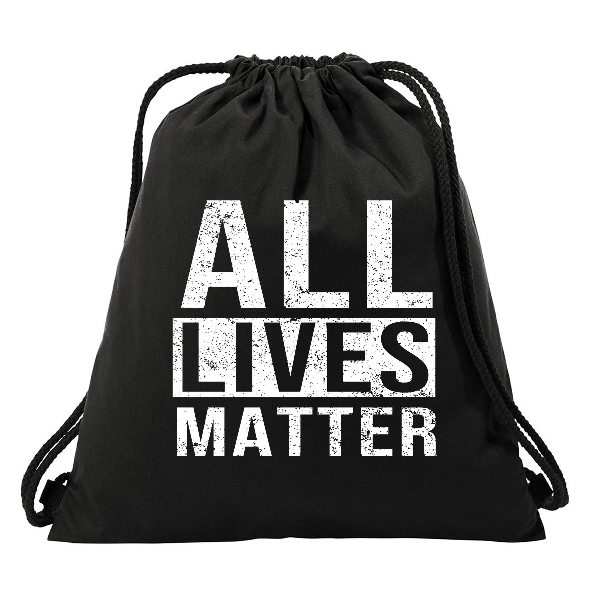 All Lives Matter Drawstring Bag