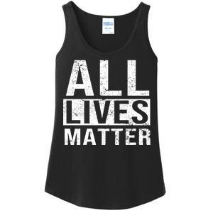 All Lives Matter Ladies Essential Tank