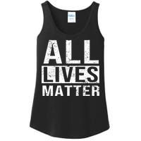 All Lives Matter Ladies Essential Tank