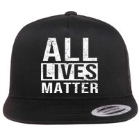 All Lives Matter Flat Bill Trucker Hat