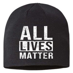 All Lives Matter Sustainable Beanie