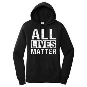 All Lives Matter Women's Pullover Hoodie