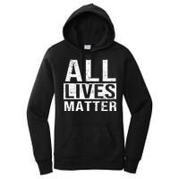 All Lives Matter Women's Pullover Hoodie