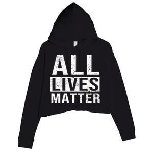 All Lives Matter Crop Fleece Hoodie