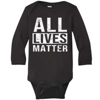 All Lives Matter Baby Long Sleeve Bodysuit