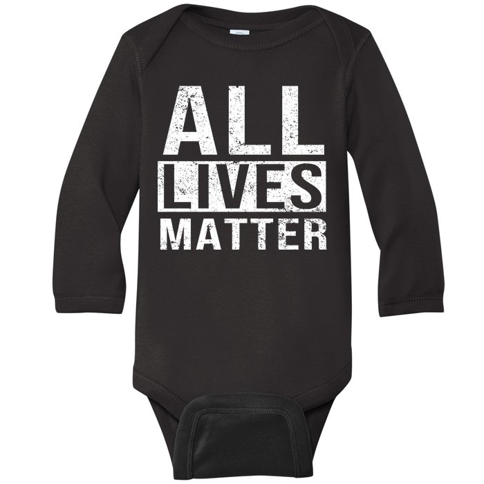 All Lives Matter Baby Long Sleeve Bodysuit