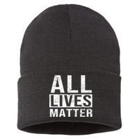 All Lives Matter Sustainable Knit Beanie