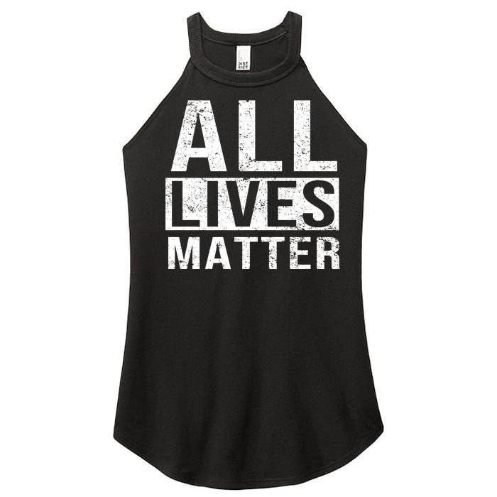 All Lives Matter Women's Perfect Tri Rocker Tank