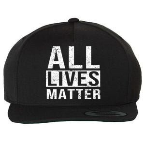 All Lives Matter Wool Snapback Cap