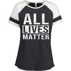 All Lives Matter Enza Ladies Jersey Colorblock Tee