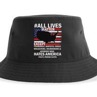 All Lives Matter Except Sustainable Bucket Hat