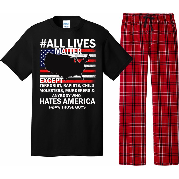 All Lives Matter Except Pajama Set