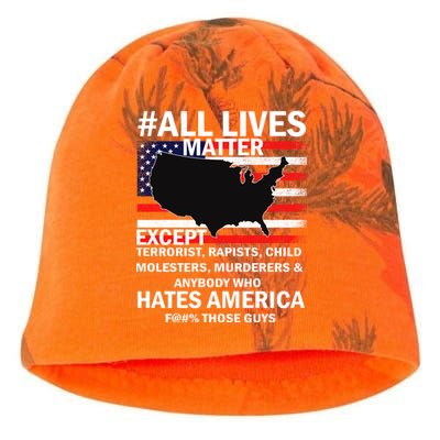 All Lives Matter Except Kati - Camo Knit Beanie