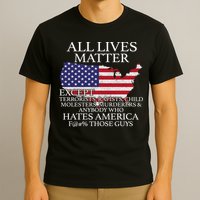 All Lives Matter EXCEPT Pro American T-Shirt