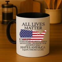 All Lives Matter EXCEPT Pro American Mug