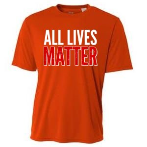 All Lives Matter Protest Cooling Performance Crew T-Shirt