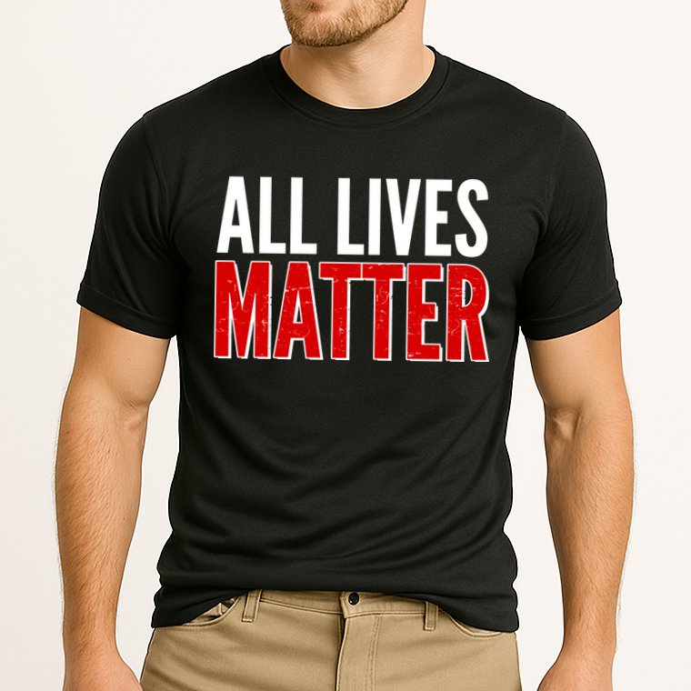 All Lives Matter Protest Cooling Performance Crew T-Shirt