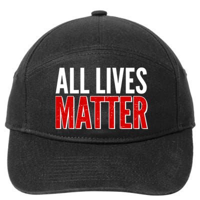 All Lives Matter Protest 7-Panel Snapback Hat