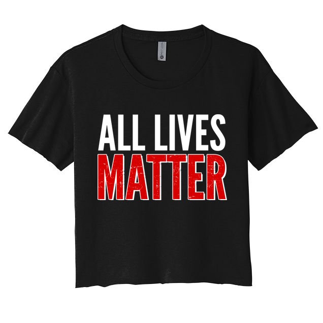 All Lives Matter Protest Crop Top
