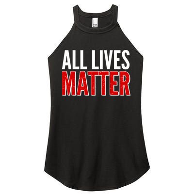 All Lives Matter Protest Women's Perfect Tri Rocker Tank
