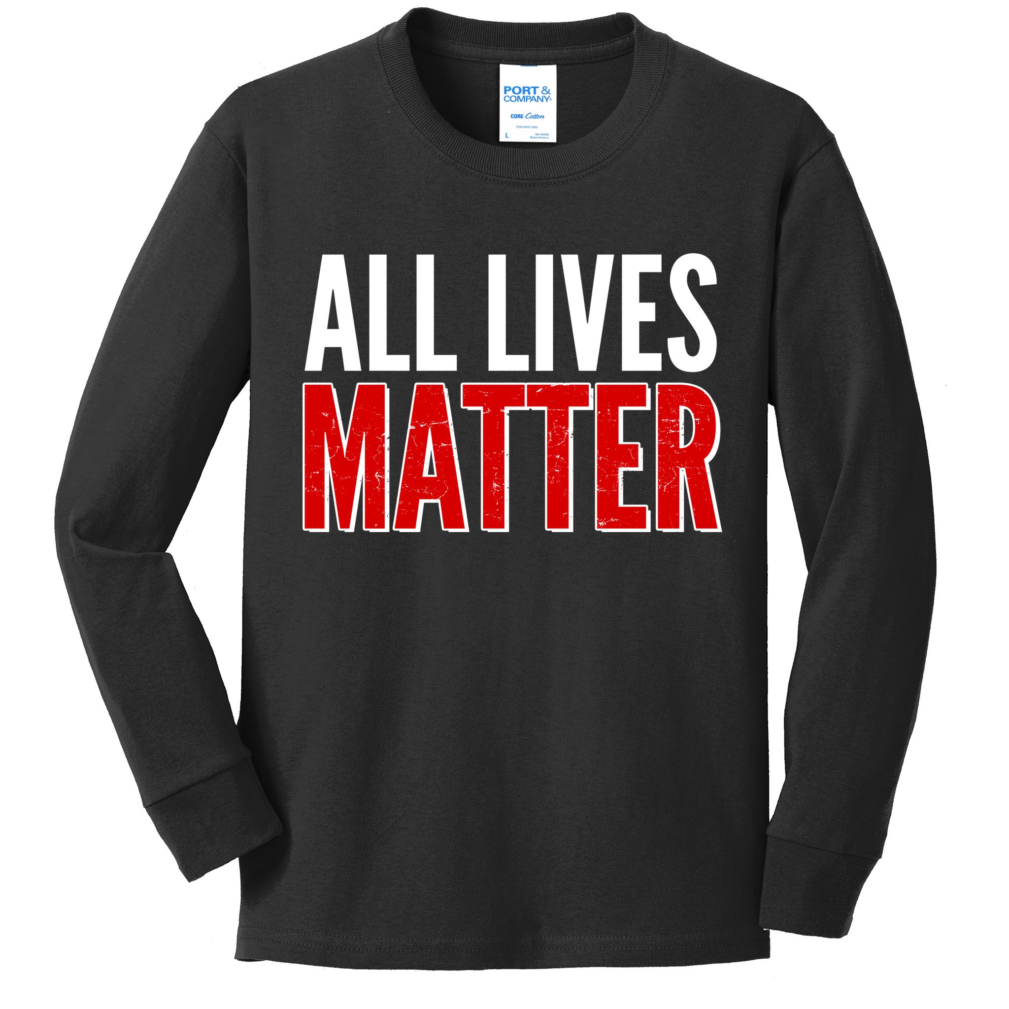 All Lives Matter Protest Kids Long Sleeve Shirt